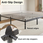 14 Inch Bed Frame with Mattress Slide Stopper