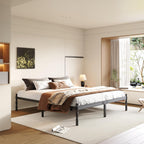 14 Inch Bed Frame with Mattress Slide Stopper