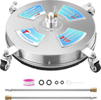 14” Pressure Washer Surface Cleaner with 4 Wheels