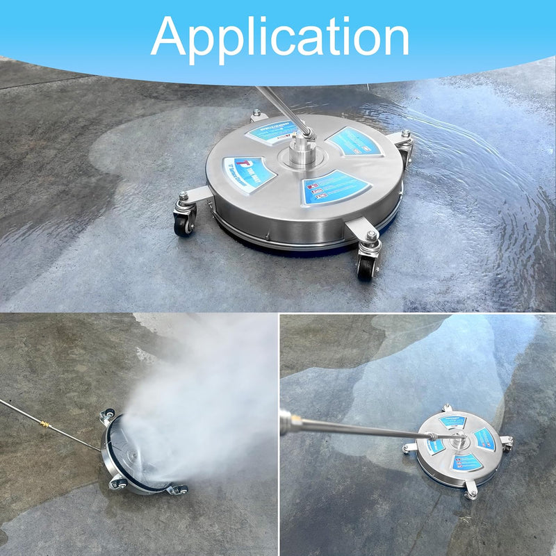 14” Pressure Washer Surface Cleaner with 4 Wheels
