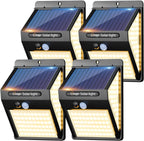 140 LED Solar Security Lights (4 Pack)