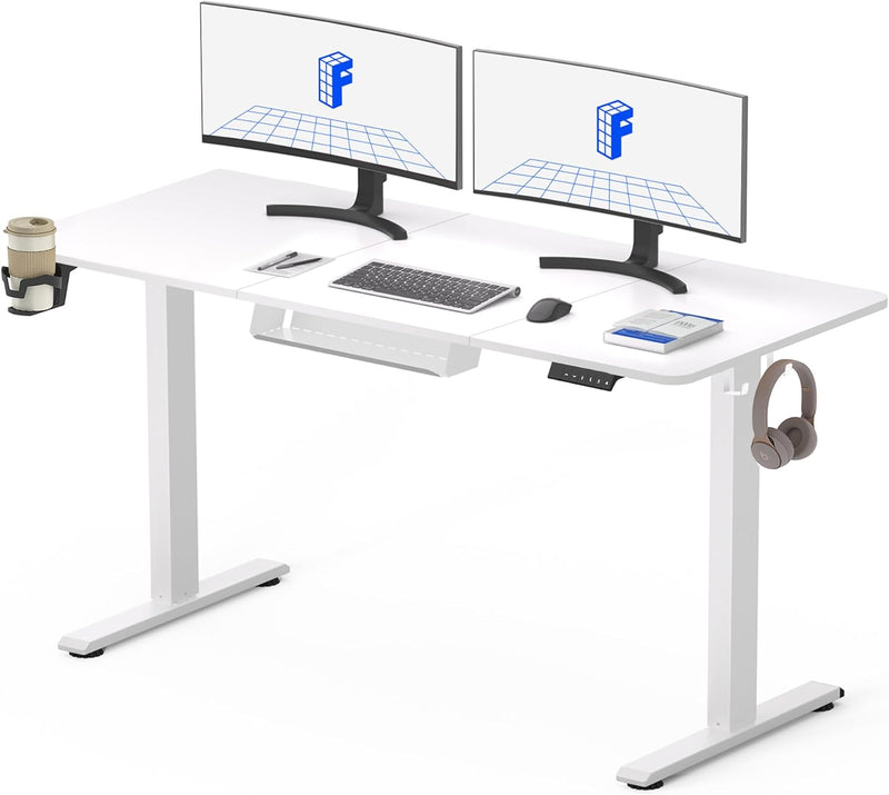 140 X 60CM Electric Standing Desk Height Adjustable
