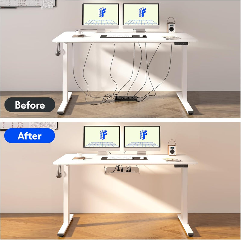140 X 60CM Electric Standing Desk Height Adjustable