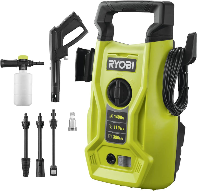 1400W 110bar Pressure Washer Hyper
