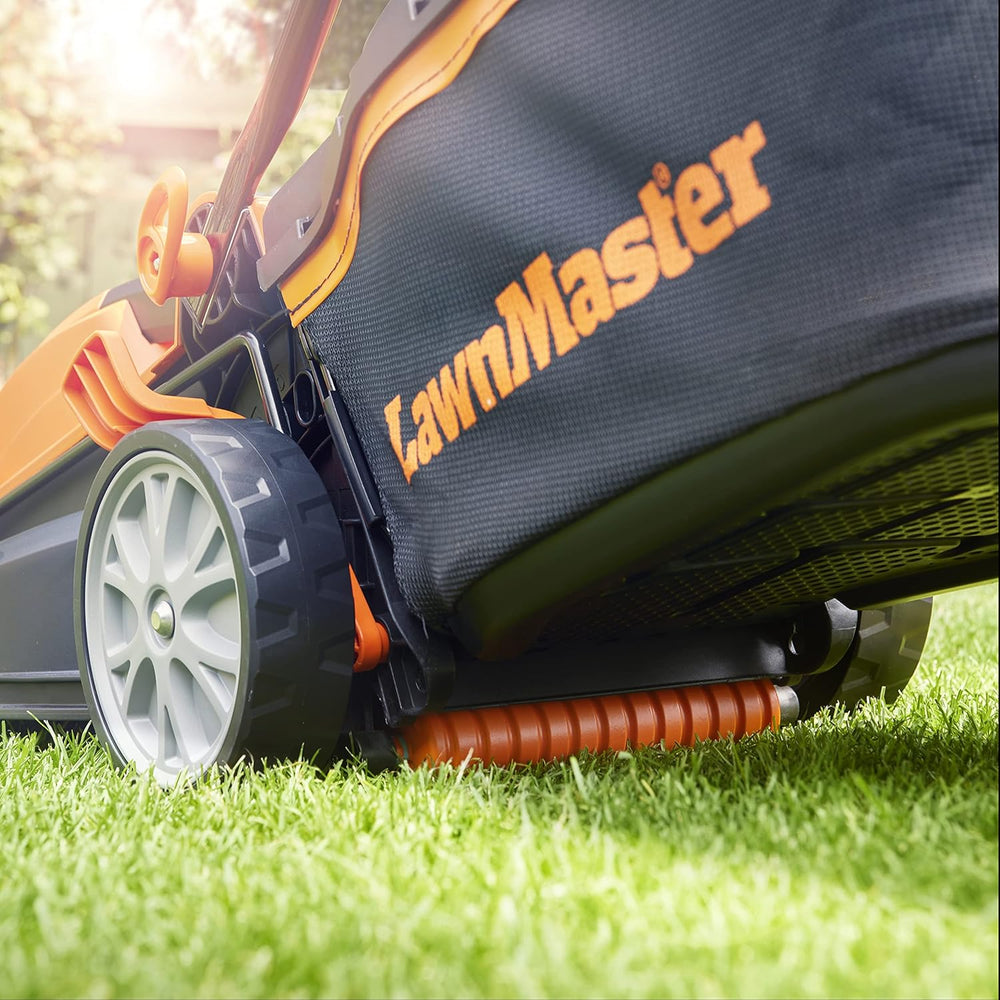 1400W 34CM Electric Lawnmower with Rear Roller Corded