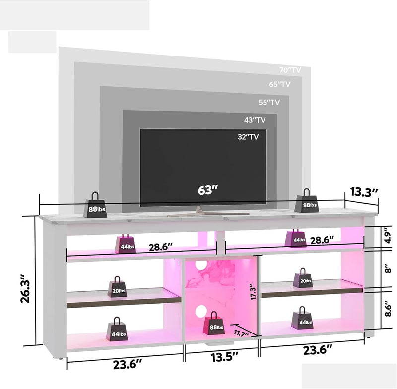 140CM LED TV Cabinet 55-65 Inch Stand