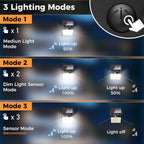 140led Solar Security Lights (4 Pack)