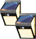 140led Solar Security Lights (4 Pack)