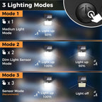 140led Solar Security Lights (4 Pack)