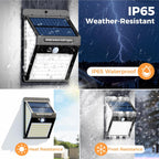 140led Solar Security Lights (4 Pack)