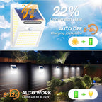 140led Solar Security Lights (4 Pack)