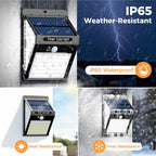 140led Solar Security Lights (4 Pack)