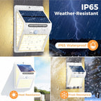 140led Solar Security Lights (4 Pack)