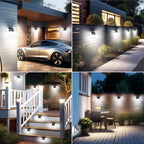 140led Solar Security Lights (4 Pack)