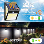 140led Solar Security Lights (4 Pack)
