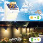 140led Solar Security Lights (4 Pack)
