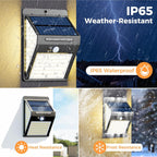 140led Solar Security Lights (4 Pack)