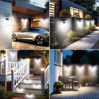 140led Solar Security Lights (4 Pack)