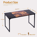 140x60CM Computer Desk Large Home Office PC Laptop