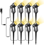 14m Garden Spike Lights Mains 3000K for Pathway