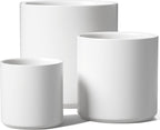 15+20+25CM Plant Pots Set Ceramic Planters