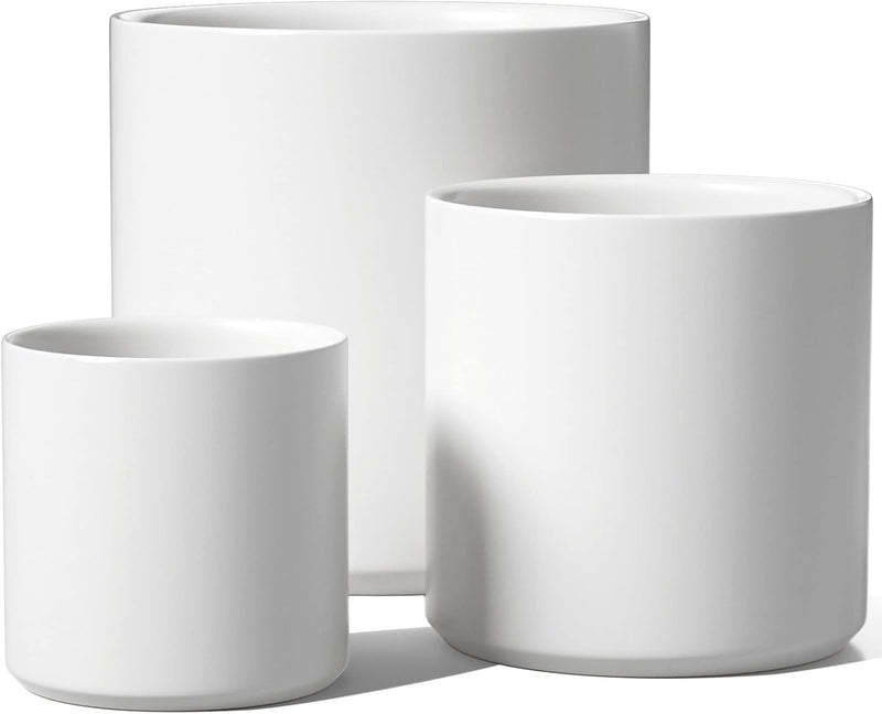 15+20+25CM Plant Pots Set Ceramic Planters