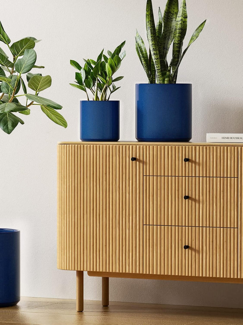 15+20+25CM Plant Pots Set Ceramic Planters