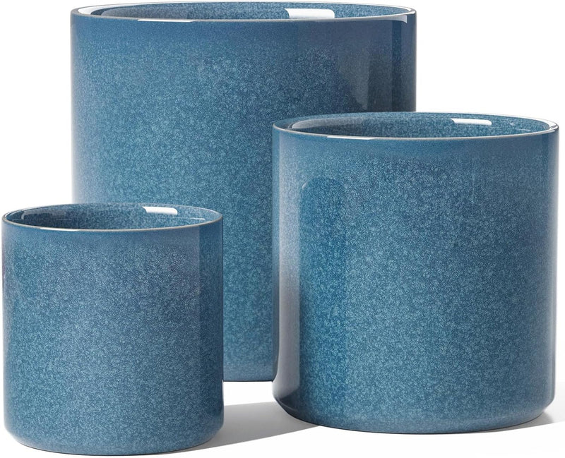 15+20+25CM Plant Pots Set Ceramic Planters
