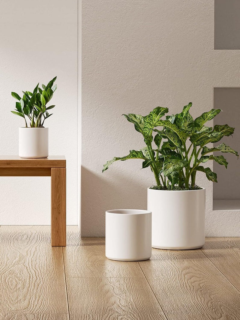 15+20+25CM Plant Pots Set Ceramic Planters