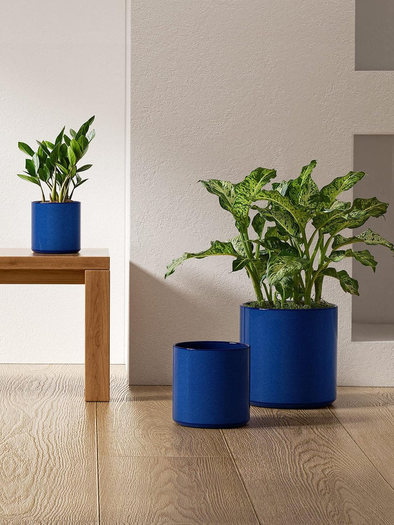 15+20+25CM Plant Pots Set Ceramic Planters