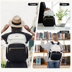 15.6 Inch Laptop Backpack for Women Men Work