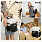 15.6 Inch Laptop Backpack for Women Men Work