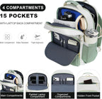 15.6 Inch Laptop Backpack for Women Men Work