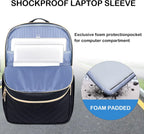 15.6 Inch Laptop Backpack for Women Men Work