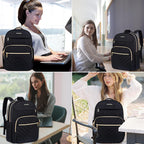 15.6 Inch Laptop Backpack for Women Men Work