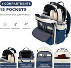 15.6 Inch Laptop Backpack for Women Men Work