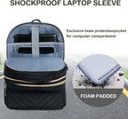 15.6 Inch Laptop Backpack for Women Men Work