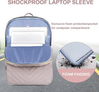 15.6 Inch Laptop Backpack for Women Men Work