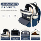 15.6 Inch Laptop Backpack for Women Men Work