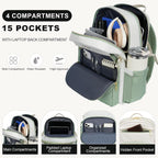 15.6 Inch Laptop Backpack for Women Men Work