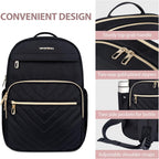 15.6 Inch Laptop Backpack for Women Men Work