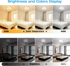 15.7in LED Ceiling Light 40W Dimmable Colour Temperature
