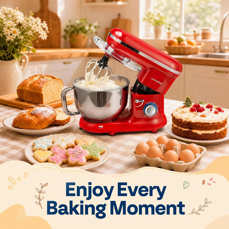1500W Stand Mixer for Baking 5.7L Kitchen