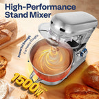 1500W Stand Mixer for Baking 5.7L Kitchen