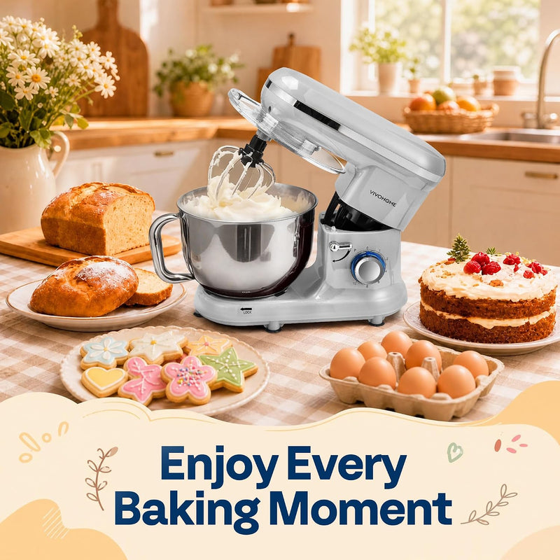 1500W Stand Mixer for Baking 5.7L Kitchen
