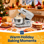 1500W Stand Mixer for Baking 5.7L Tilt-Head Kitchen
