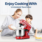1500W Stand Mixer for Baking 5.7L Tilt-Head Kitchen