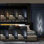150CM Spiral LED Floor Lamp for Bedroom Modern