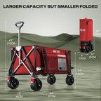 150KG Festival Camping Trolley on Wheels