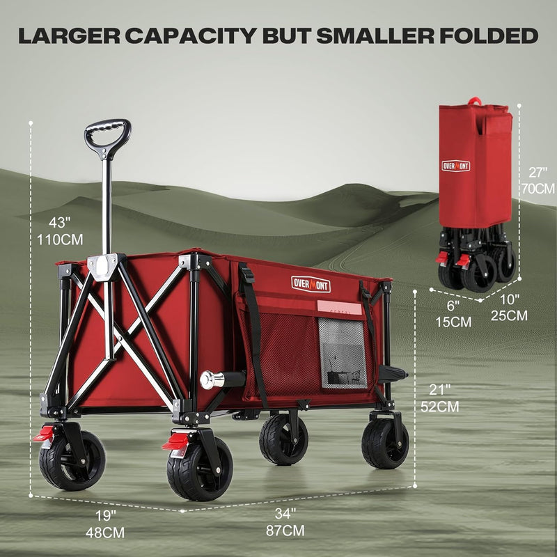 150KG Festival Camping Trolley on Wheels